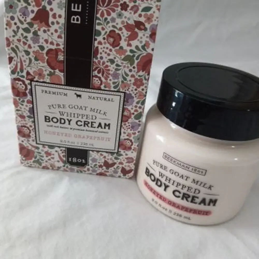 NIB Beekman 1802 HONEYED GRAPEFRUIT 8oz Whipped Body Cream USA MADE Goat Milk